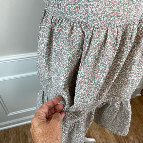 Moodie Floral Tiered Cotton Midi Dress. SZ:XS. - Picture 10 of 11
